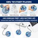 Flying ORB Ball USB Rechargeable Built-in RGB Lights 360 Rotating Magic - Balls Flying Spinner Fidget Toys - Image 4