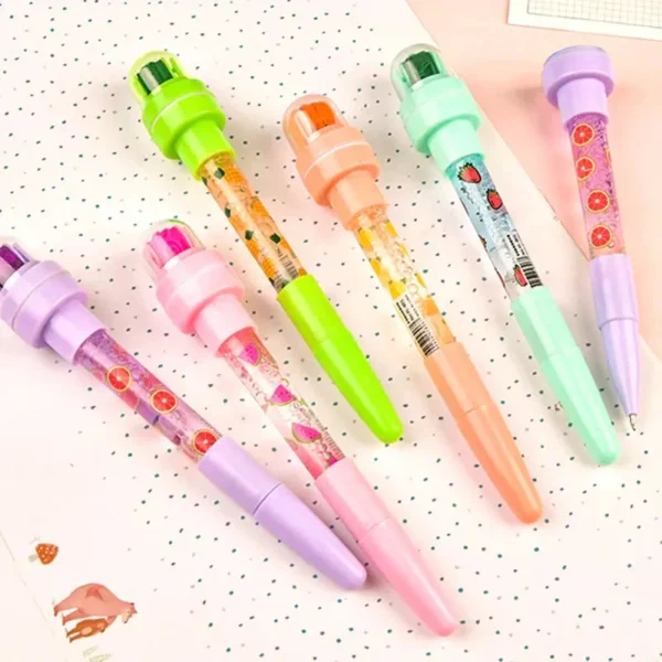 Magic Blowing Ballpoint Pen for Kids (6 Pcs)