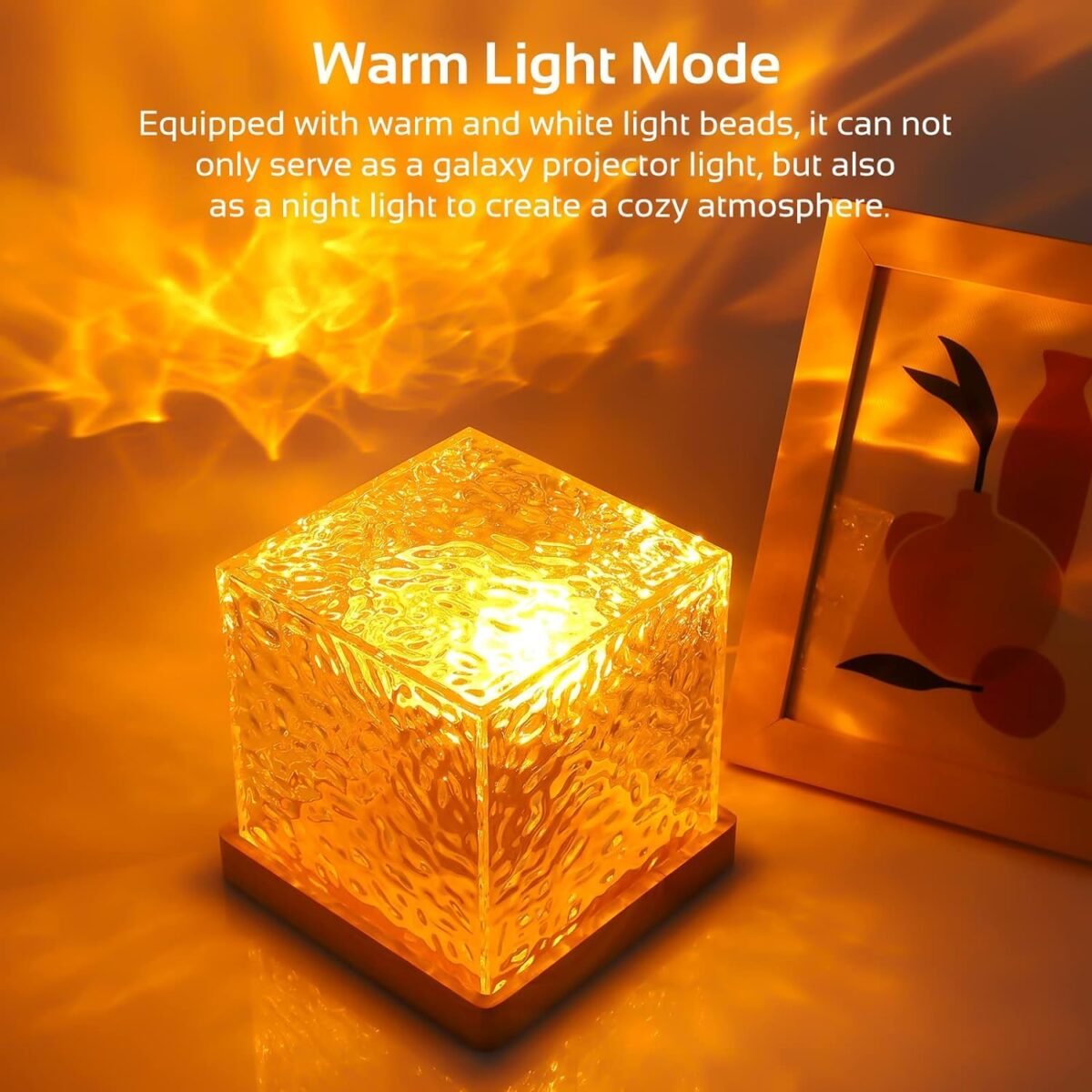 Ocean Wave Projector Night Lamp Water Ripple Light Northern Lights 3D Illusion Projector Lamp - Image 5