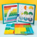 Magnetic Fraction Educational Puzzle
