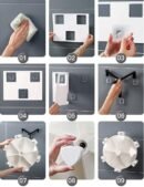 Wall-Mounted Grain Dispenser,Sealed Grain Container Rotating Rice Storage Box Multi Compartments with 6 Compartments Dry Food Dispenser Cereal Container for Kitchen Gadget - Image 7