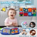 Busy Board, Montessori Toys  - Toddler Toys for Ages 1-4 Boy, Toddler Learning Activities, Educational Learning - Image 7