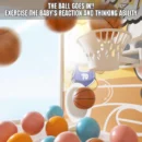 Basketball Shooting Machine Ages 2+ Mini Tabletop Sports Game Gift For Kids - Image 9