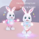 Electric Pet Toy Beat Drum with LED Cute Robot Rabbit Dancing Sing Song Electronic Bunny Music Robotic Animal - Image 3